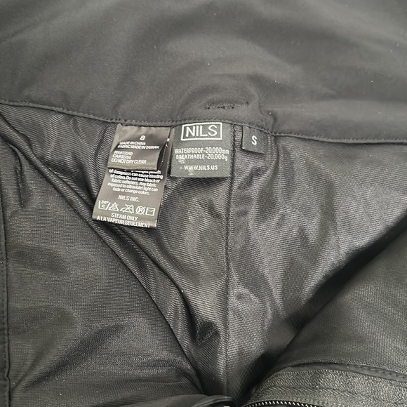 CONILS black snow ski pants water proof pants size 8-small ski snow pants - Picture 4 of 13